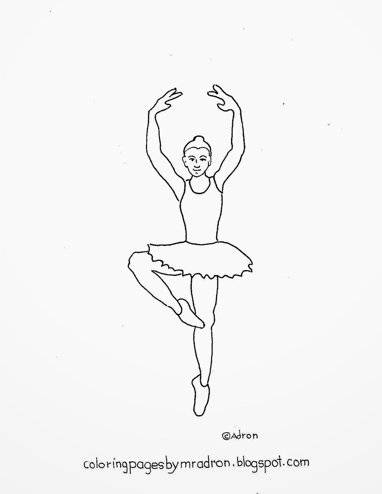 coloring-pages-for-kids-by-mr-adron-printable-ballerina-on-one-leg