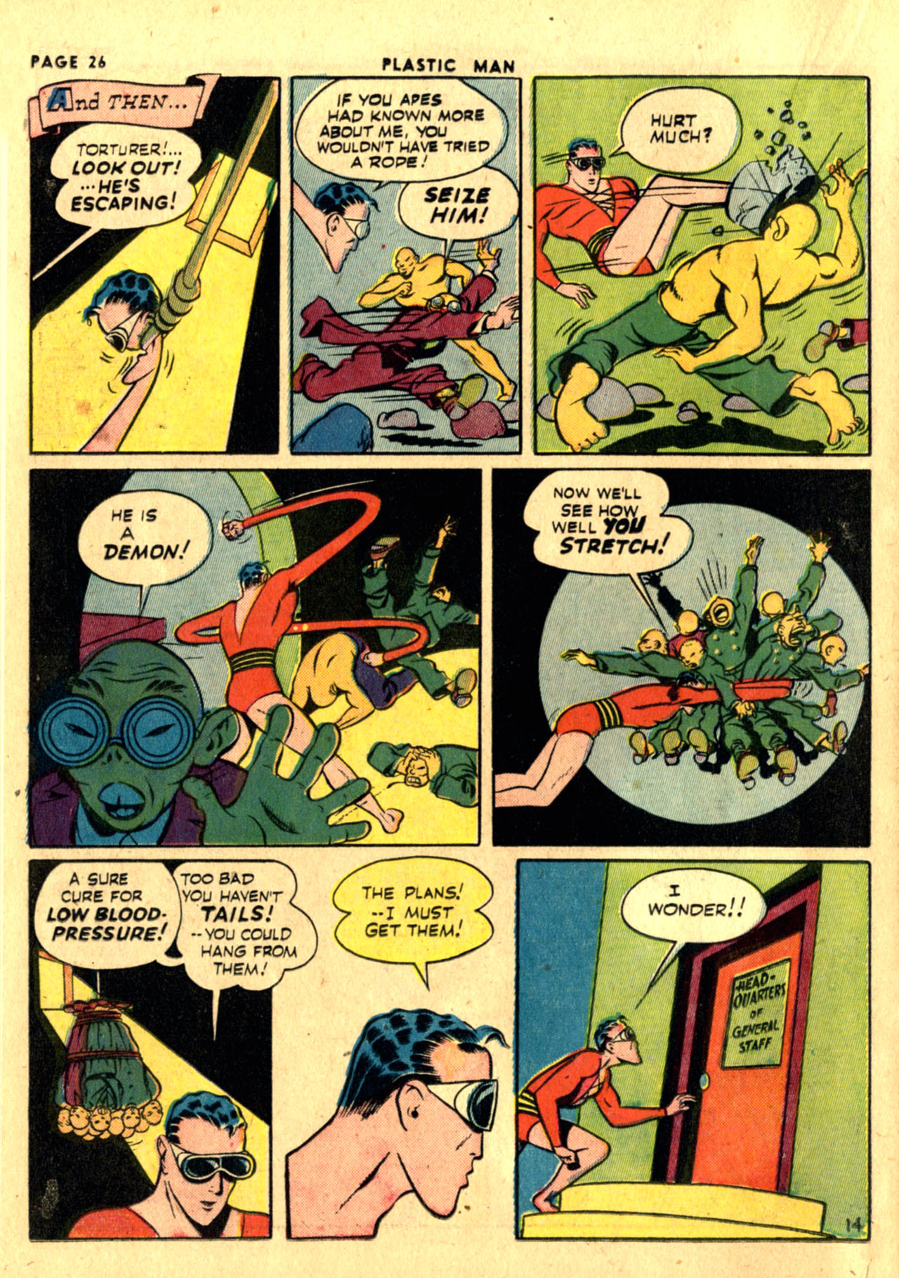 Read online Plastic Man (1943) comic -  Issue #1 - 28