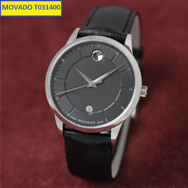 Đồng hồ dây da Movado T031400