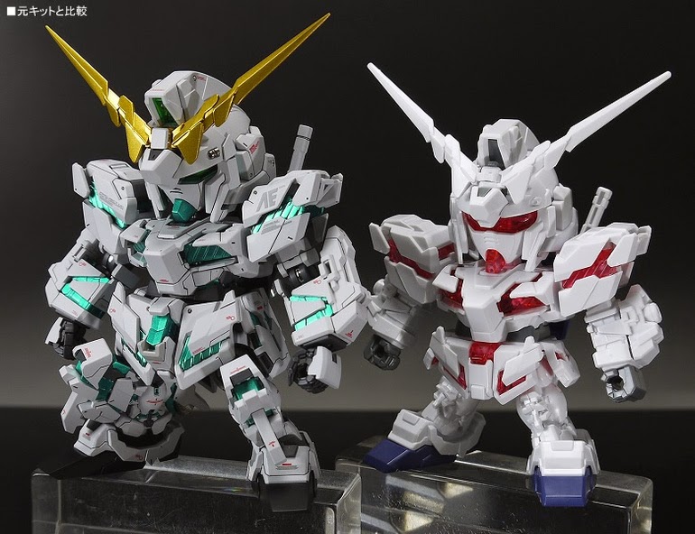 GUNDAM GUY SD Unicorn Gundam Customized Build