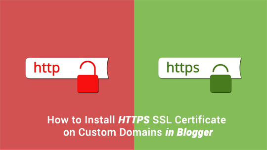Certificat SSL gratuit pour le domaine personnalisé dans Blogger Certificat SSL gratuit pour le domaine personnalisé dans Blogger