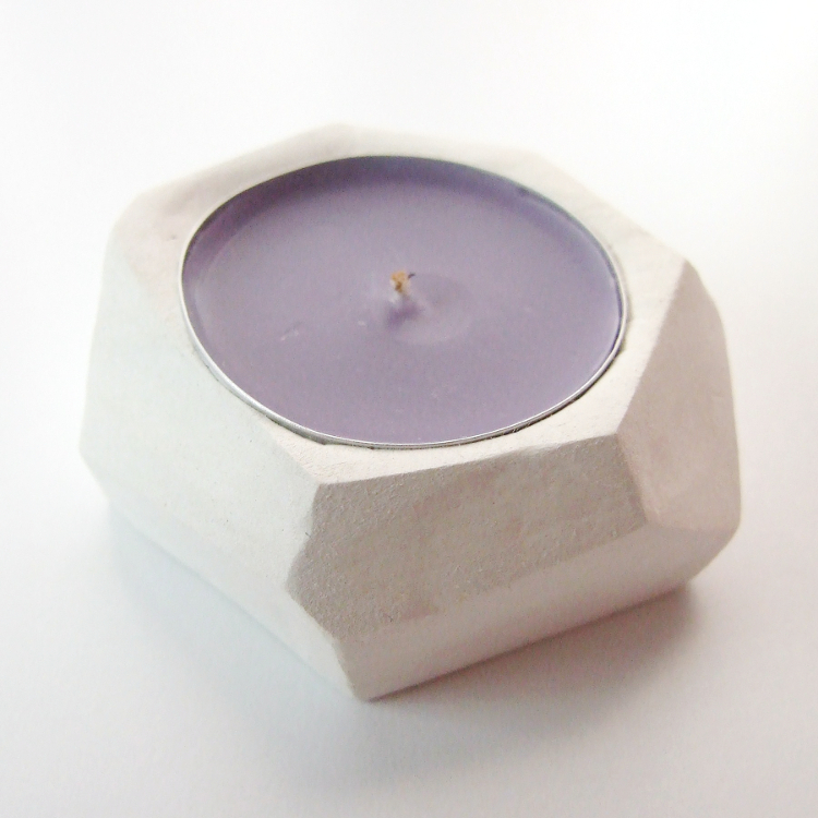 DIY FACETED CLAY TEA LIGHT HOLDERS. Gathering Beauty