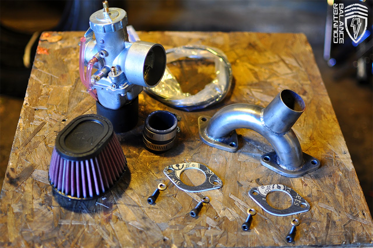 xs650 2 into 1 intake