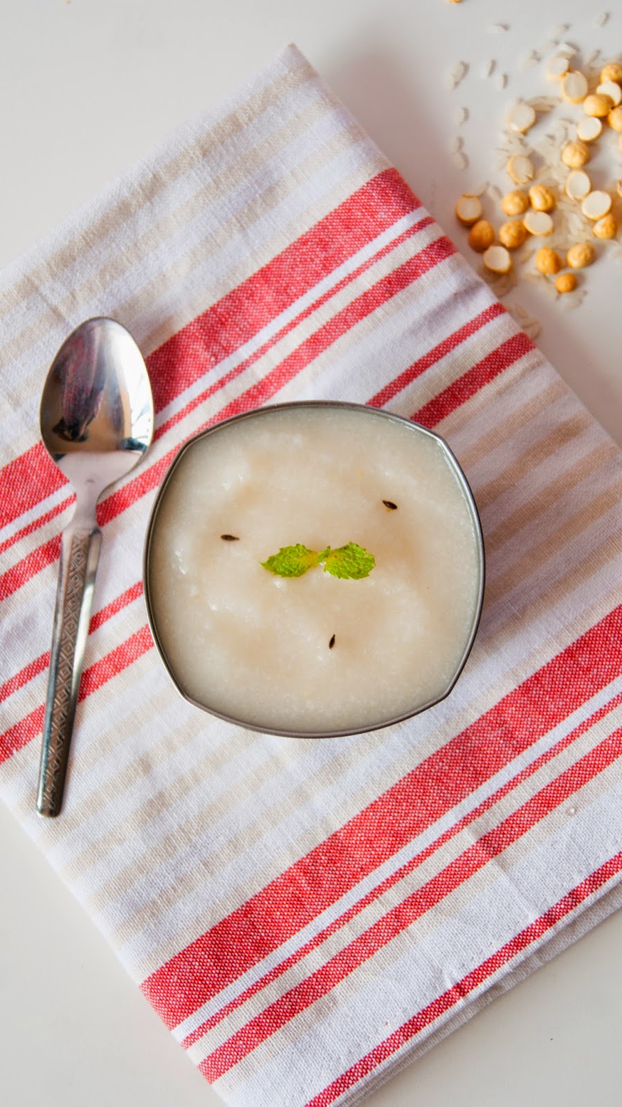 Always Hungry Rice and Fried Gram Porridge to ease an upset stomach
