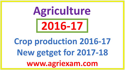 crop production and new target for 2017-18