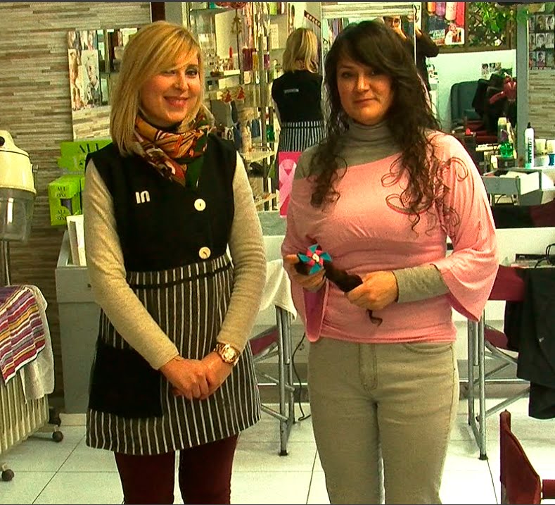 Con María, de Piter`s Peluqueros.