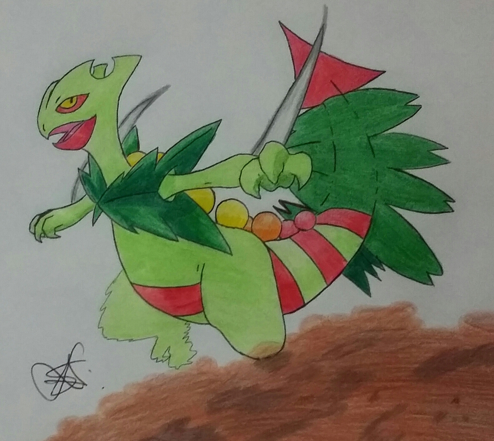 Tutorial de Desenho Mega Sceptile