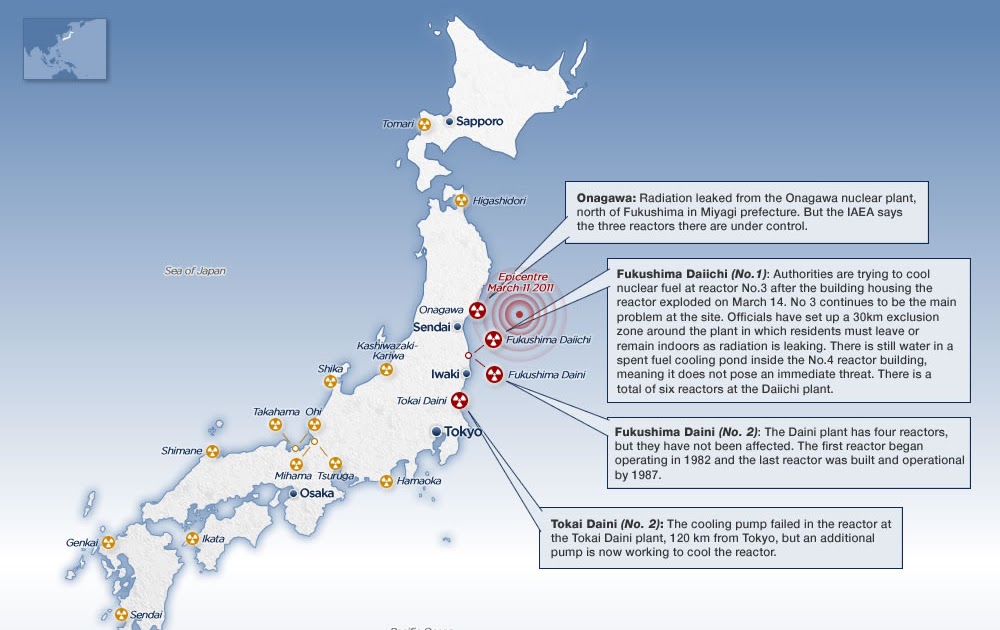 Карта фукусима 1