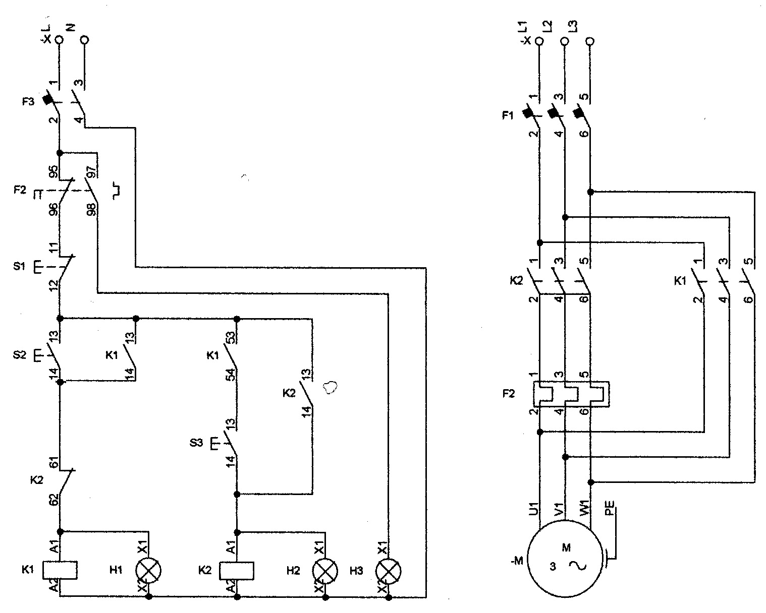 Automatismos Industriales M1I: Motor trifásico de arranque lento.