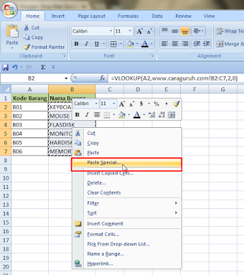 Cara Menghilangkan Rumus Formula Excel