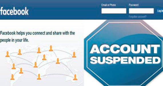 Facebook Suspend Account
