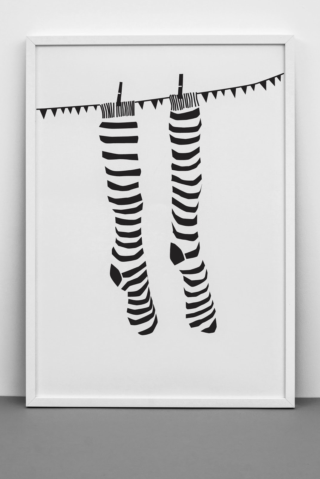 Dreams and Wishes: Monochrome wall art for kid's rooms.