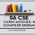 CS304 Compiler Design Module-4 Note | S6 CSE