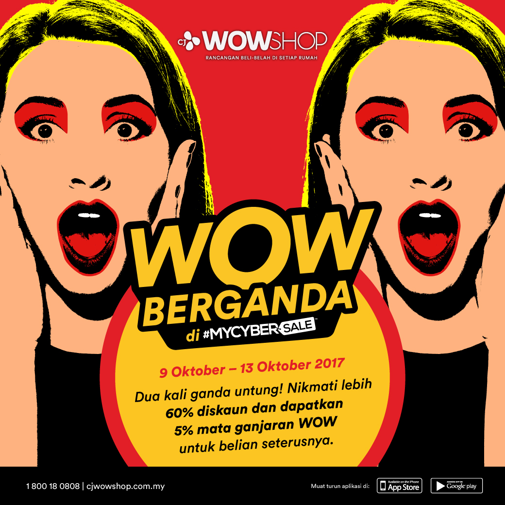Cj Wow Shop Malaysia Online - CJ WOW SHOP Raikan Ulang Tahun Kedua