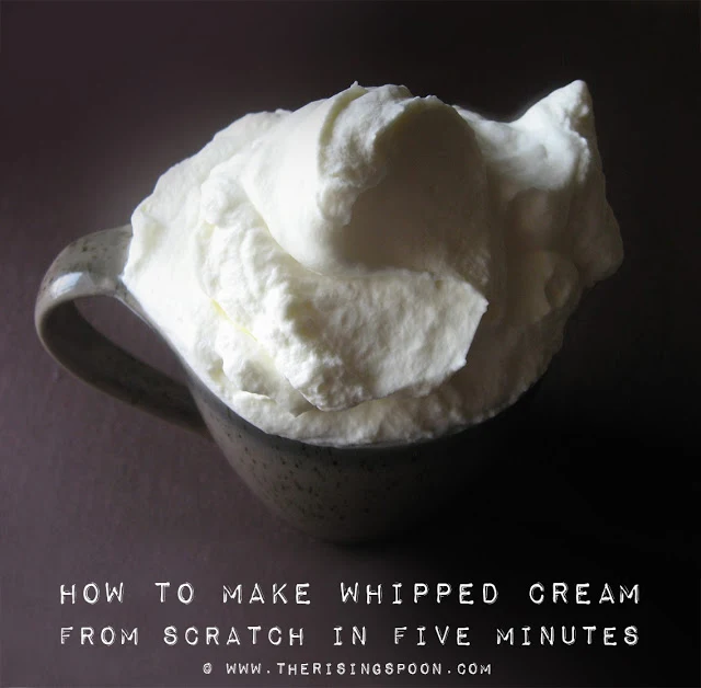 Thanksgiving Dessert Recipe: Easy Homemade Whipped Cream