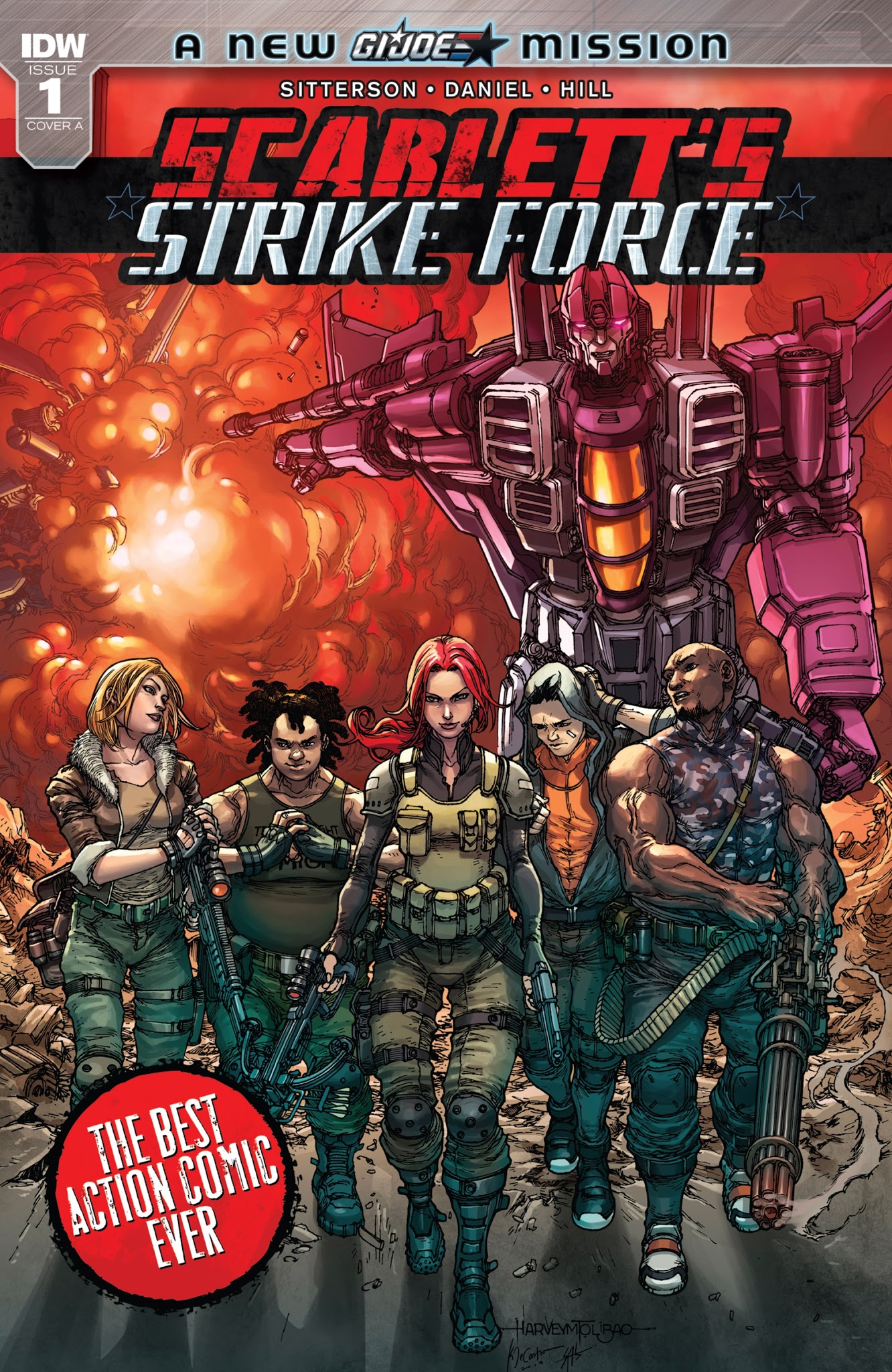 Read online Scarlett's Strike Force comic -  Issue #1 - 1