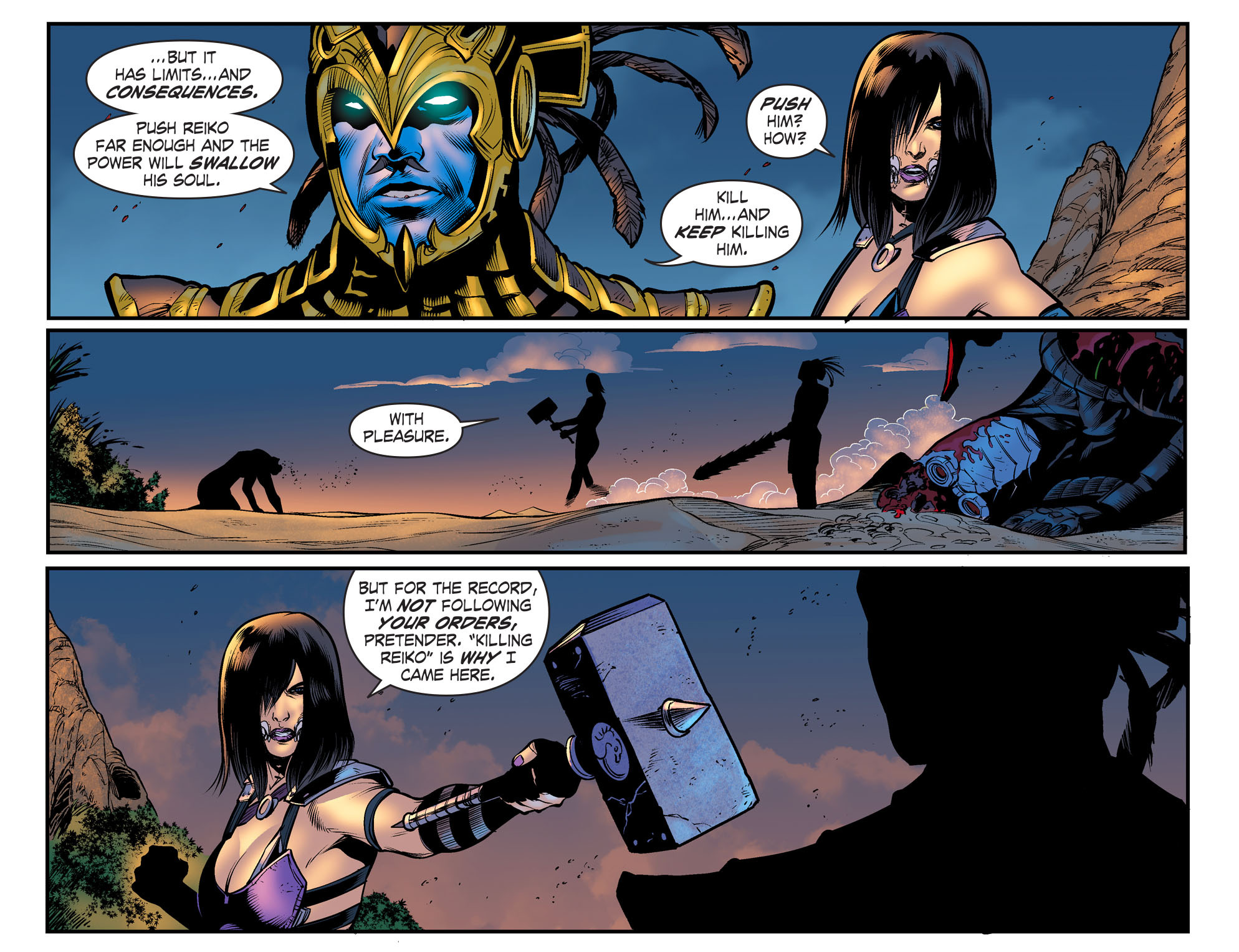 Read online Mortal Kombat X [I] comic -  Issue #27 - 9