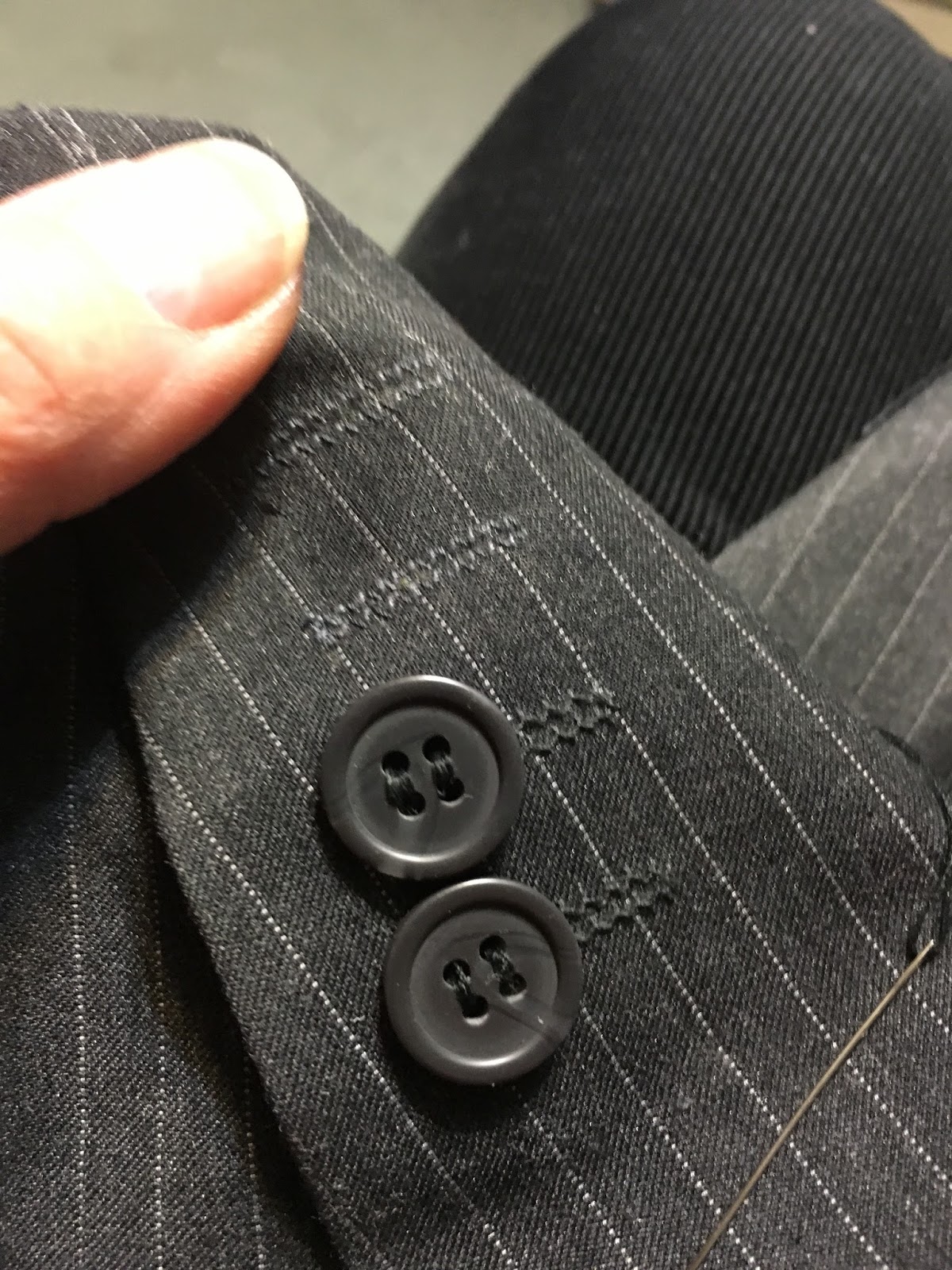 sewcreatelive How to Lengthen (or Shorten) Men's Suit Sleeves