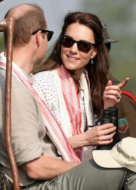 Prince William and Duchess Catherine Kate Middleton Safari tour  Kaziranga National Park