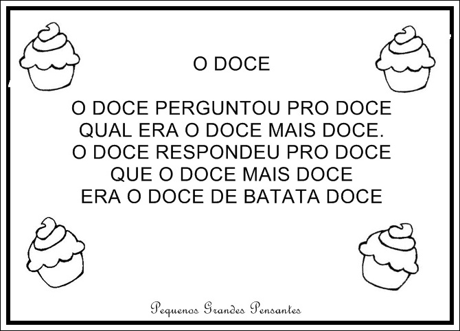 Blog da tia Cláudia: PARLENDAS COM AS LETRAS DO ALFABETO