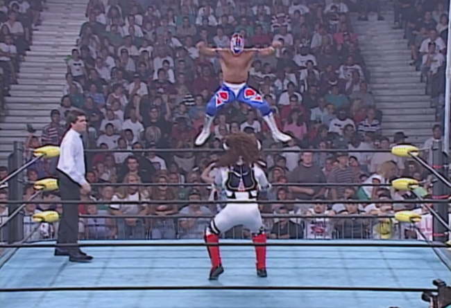 Historia del Wrestling: Psychosis vs Rey Mysterio jr, WCW Bash at the Beach 1996
