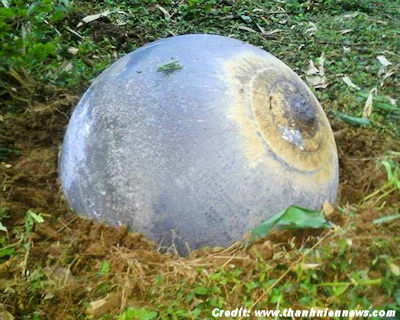 'Space Balls' Crash To Earth in Northern Vietnam 1-2-16