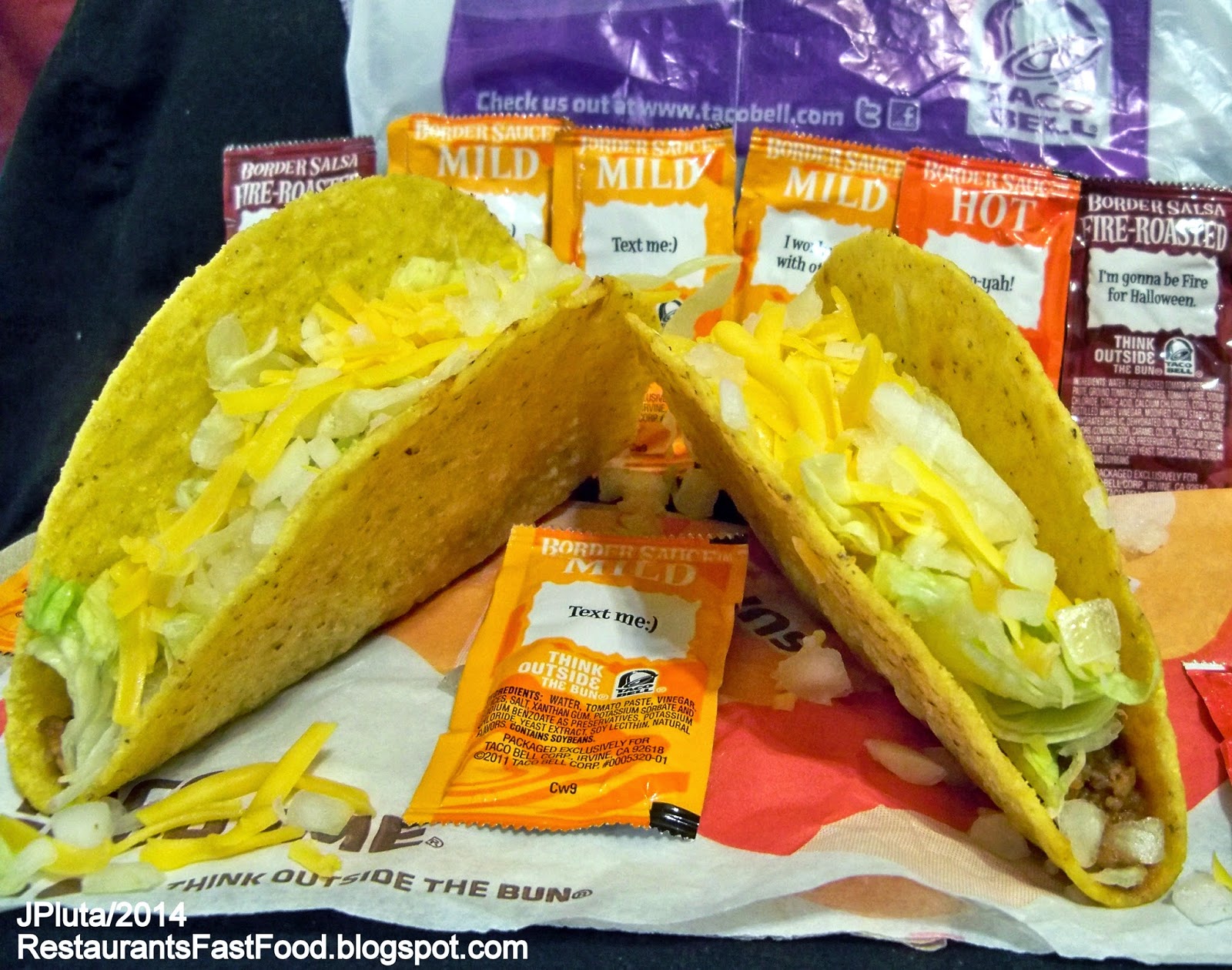 Restaurant Fast Food Menu McDonald's DQ BK Hamburger Pizza Mexican Taco