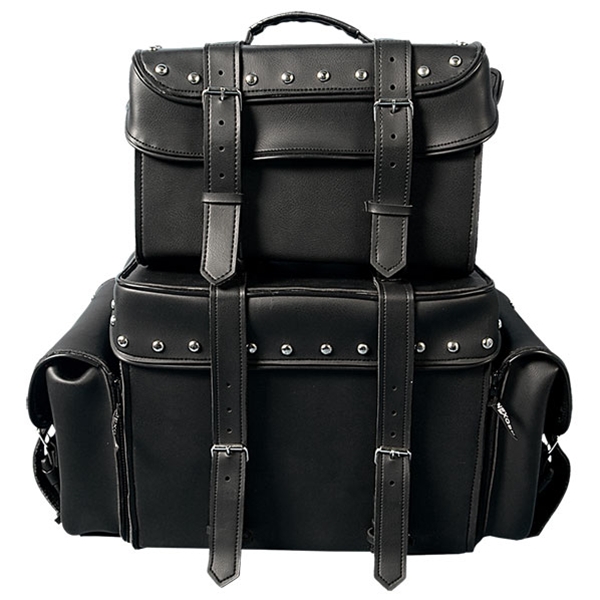 Motorcycle Sissy Bar Bags 2 Piece PVC Sissy Bar Bag