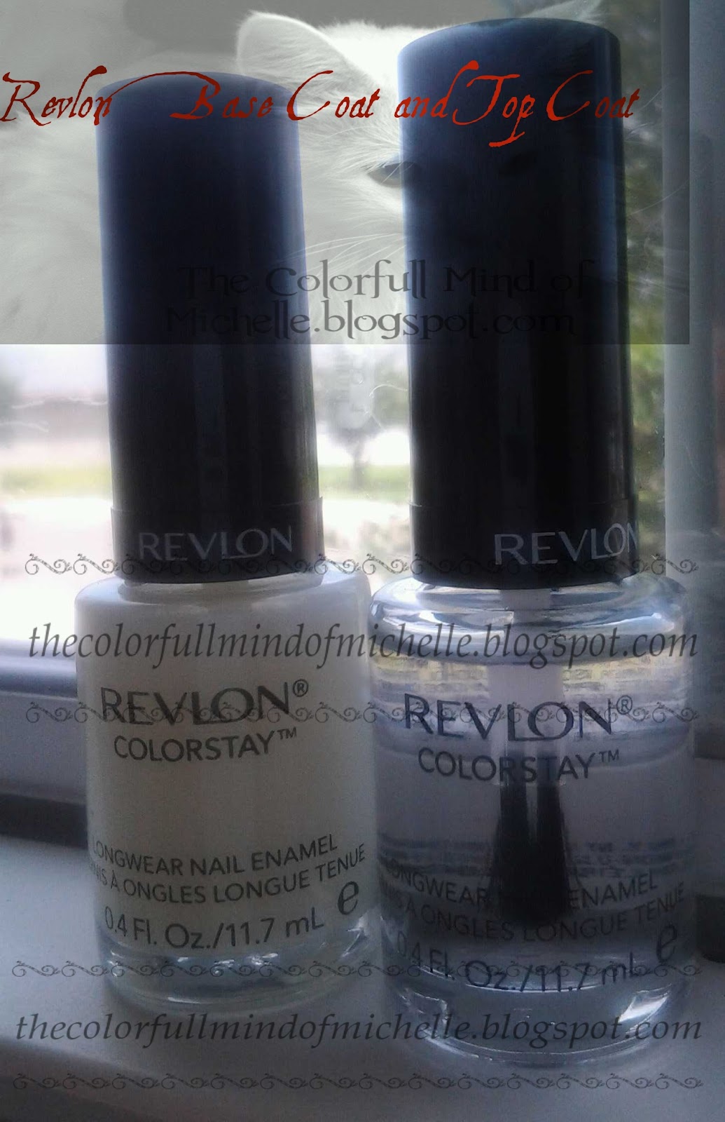 Mind of Michelle Revlon Colorstay Base Coat and Top coat a review