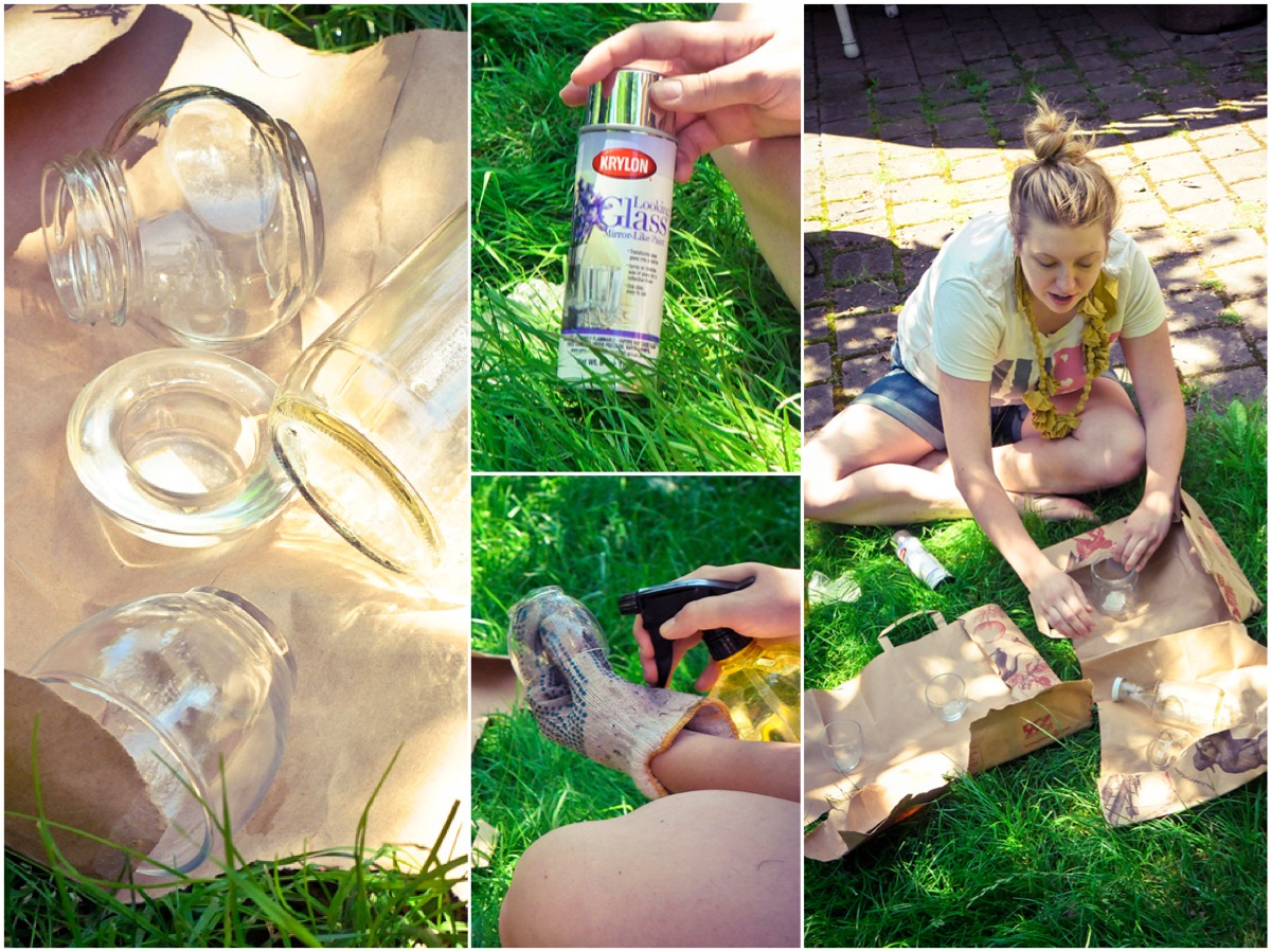 Project Pinterest Faux Mercury Glass DIY The Things We Would Blog