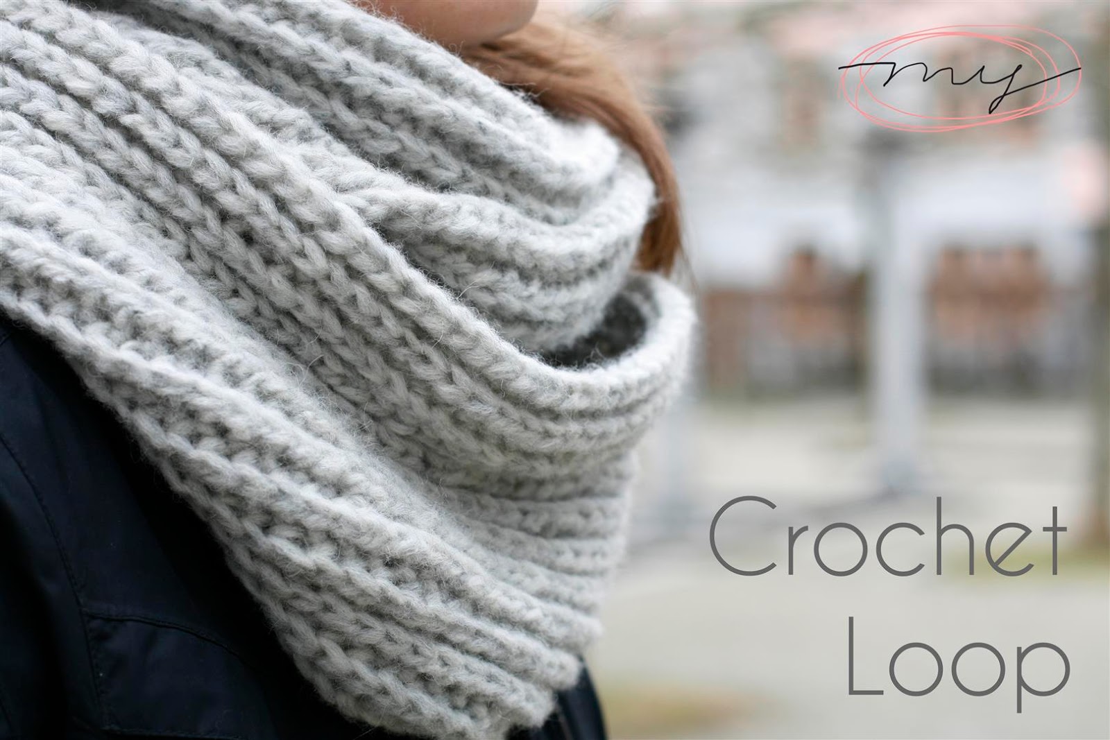 Gestrickt Nein Gehakelt Easy Loop Schal Simple Infinity Scarf Crochet Diy Neu Mit Video Tutorial