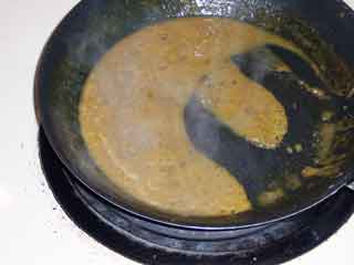 Poulet de Moutarde reduce that sauce still more