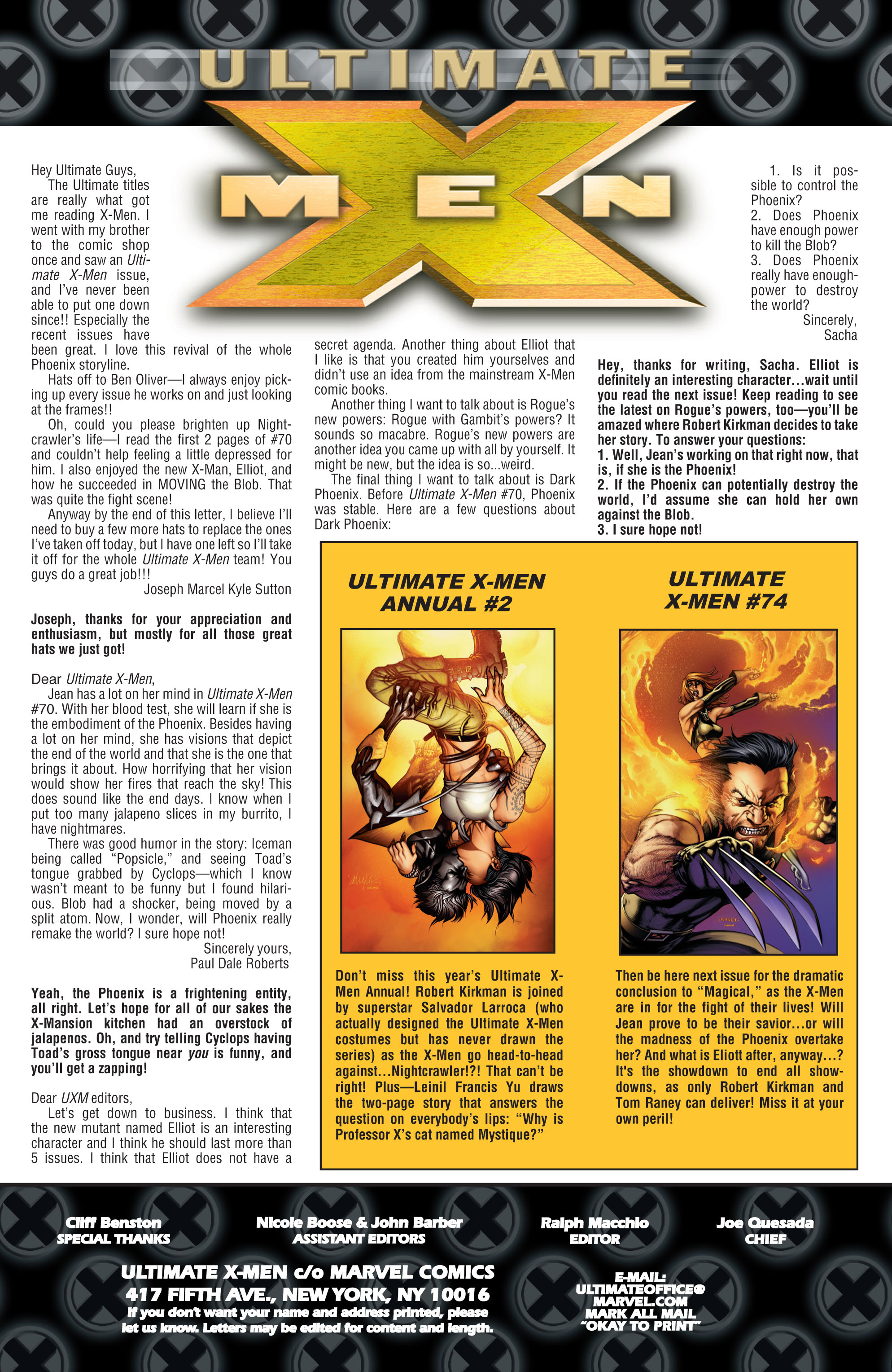 Read online Ultimate X-Men comic -  Issue #73 - 22