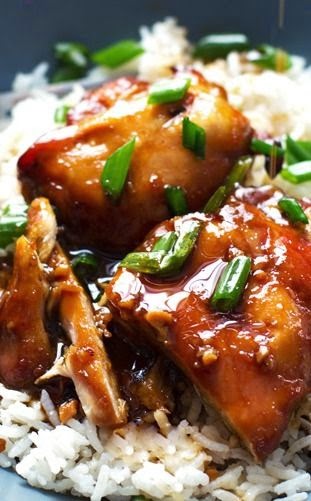 Cooking is Crazy: Sticky Bourbon Chicken with Rice