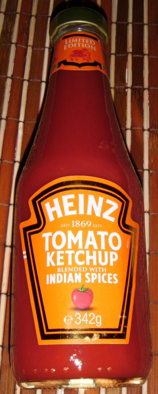 FOODSTUFF FINDS Heinz Tomato Ketchup Indian Spices (Asda) [By Cinabar]