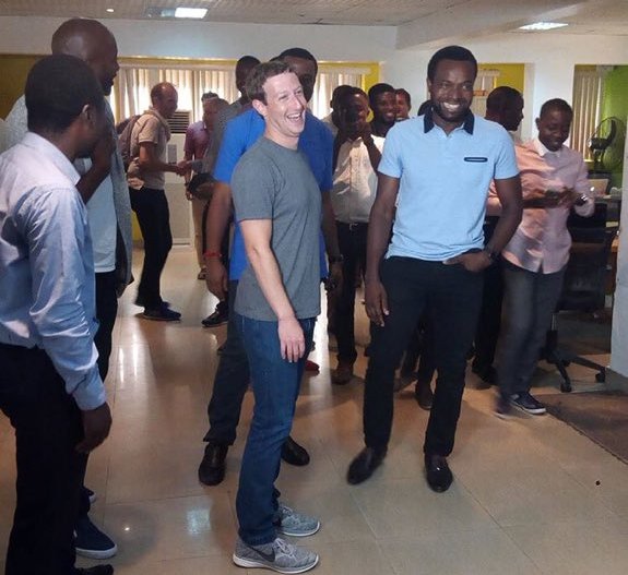 More Photos Of Facebook Founder, Mark Zuckerberg In Lagos