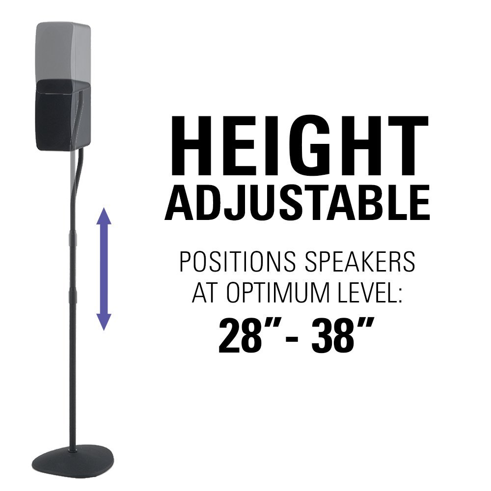Home Theater System Sanus Adjustable Height Speaker Stand