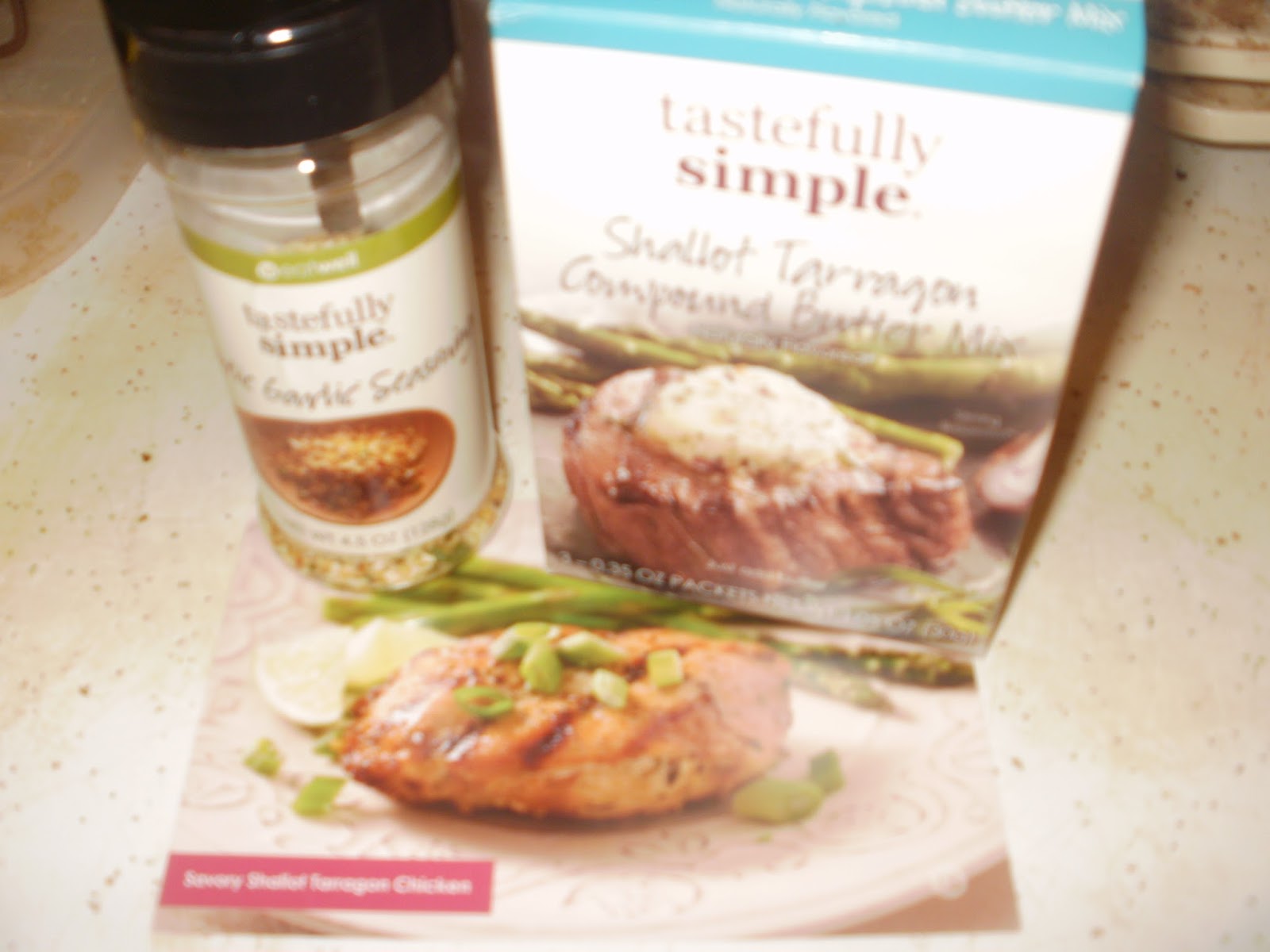 Marcy's Tastefully Simple Recipes Savory Shallot Tarragon Chicken