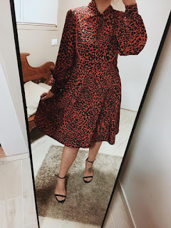Vestito rosso fantasia Abiti donna Primavera 2019