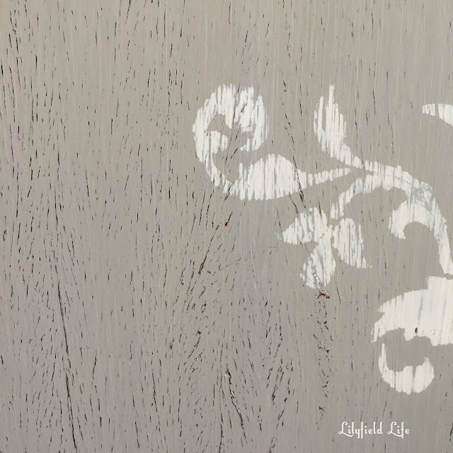 using stencils to give furniture some french flair Lilyfield Life