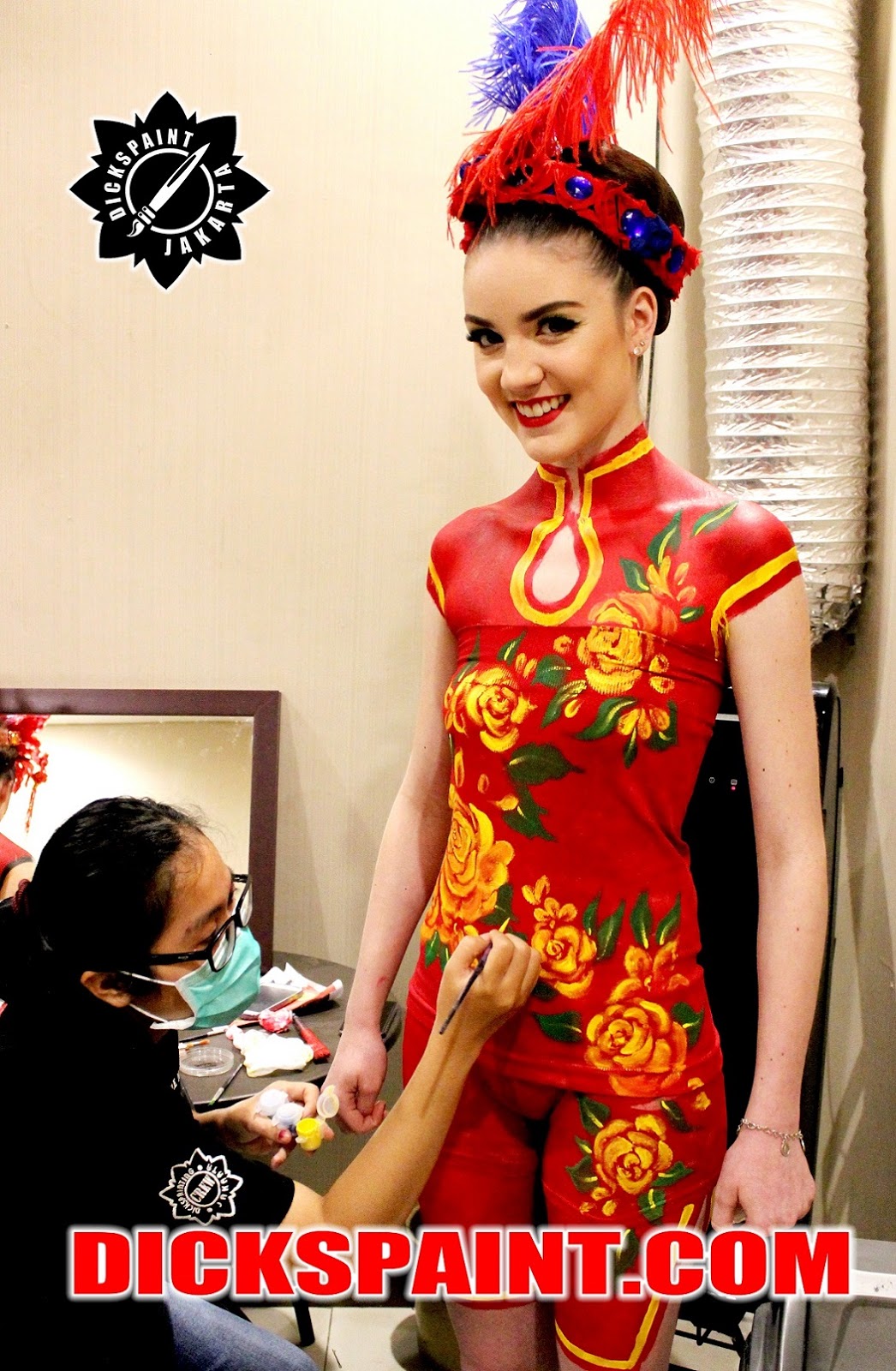DICKSPAINT Professional Face Body Painting and Tattoo temporary jakarta