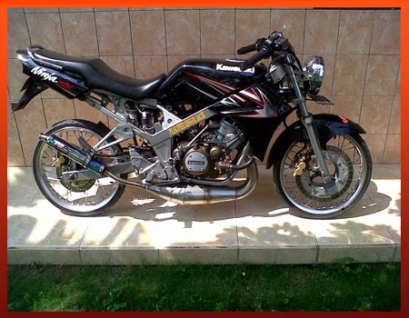 Modifikasi Kawasaki Ninja 150 R Ceper , Velg TDR Terbaru ~ Simple Acre