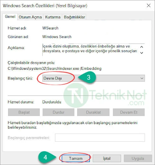 Gereksiz Windows Servislerini  Kapatın