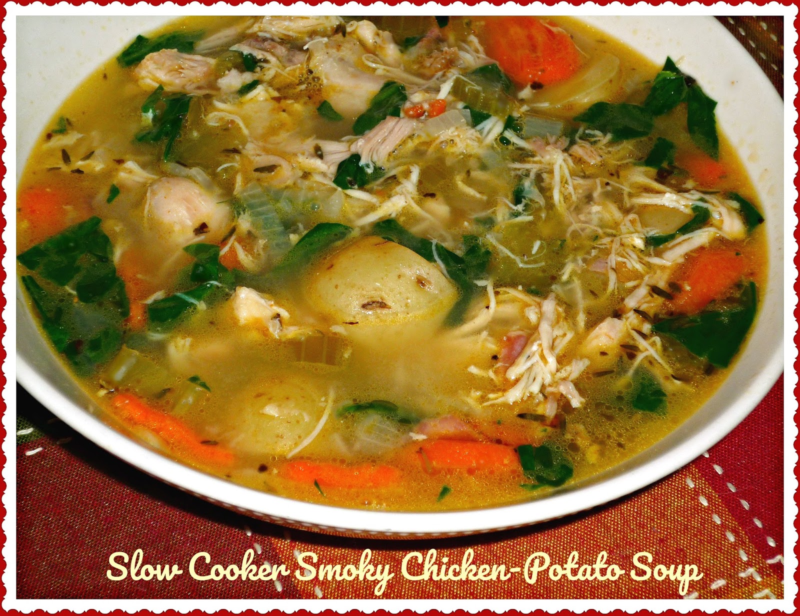 The Weekend Gourmet Comfort Food Soup And Stew Sundaysupper Featuring Slow Cooker Smoky Chicken Potato Soup Fallfood Comfortfood Soup