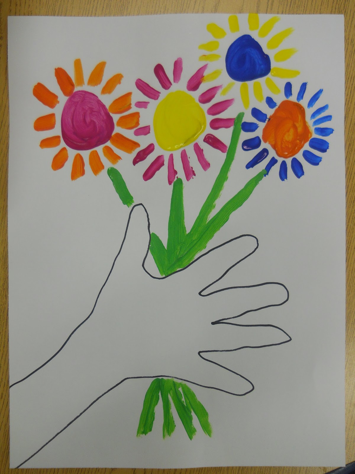 painting idea Spring art projects, First grade crafts, Kindergarten