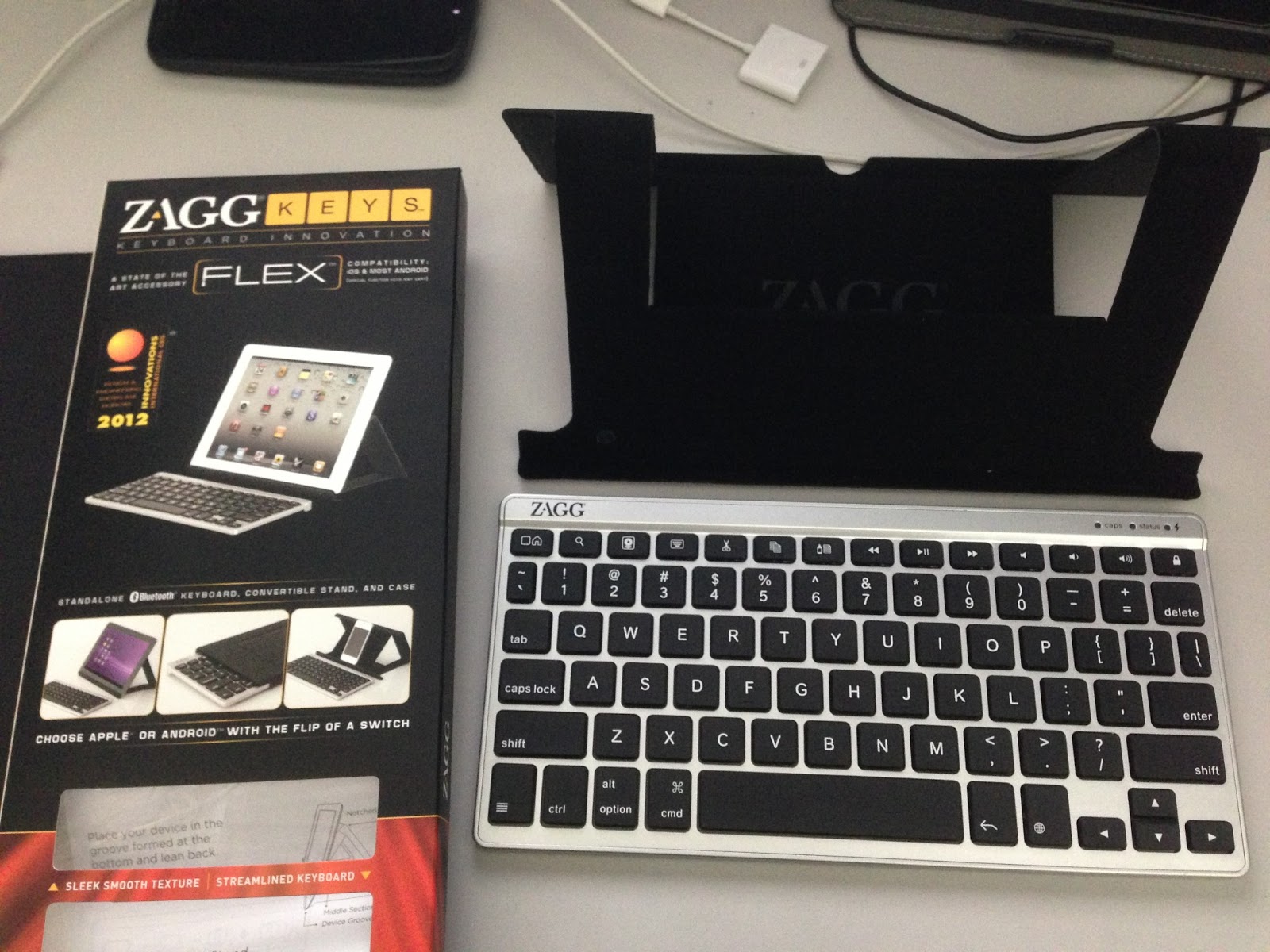 Fortysomething Geek Zagg Keys Flex Tablet Keyboard
