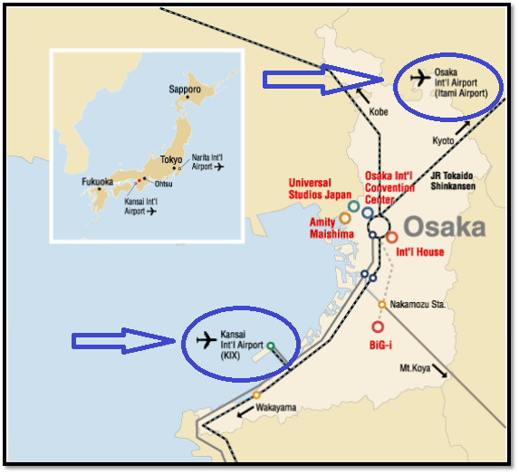 Airports Around The World Kansai international airport (KIX)