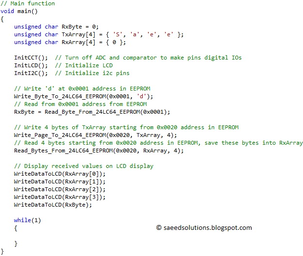 Interfacing of PIC12F675 with (i2c based) 24LC64 EEPROM (code + Proteus ...