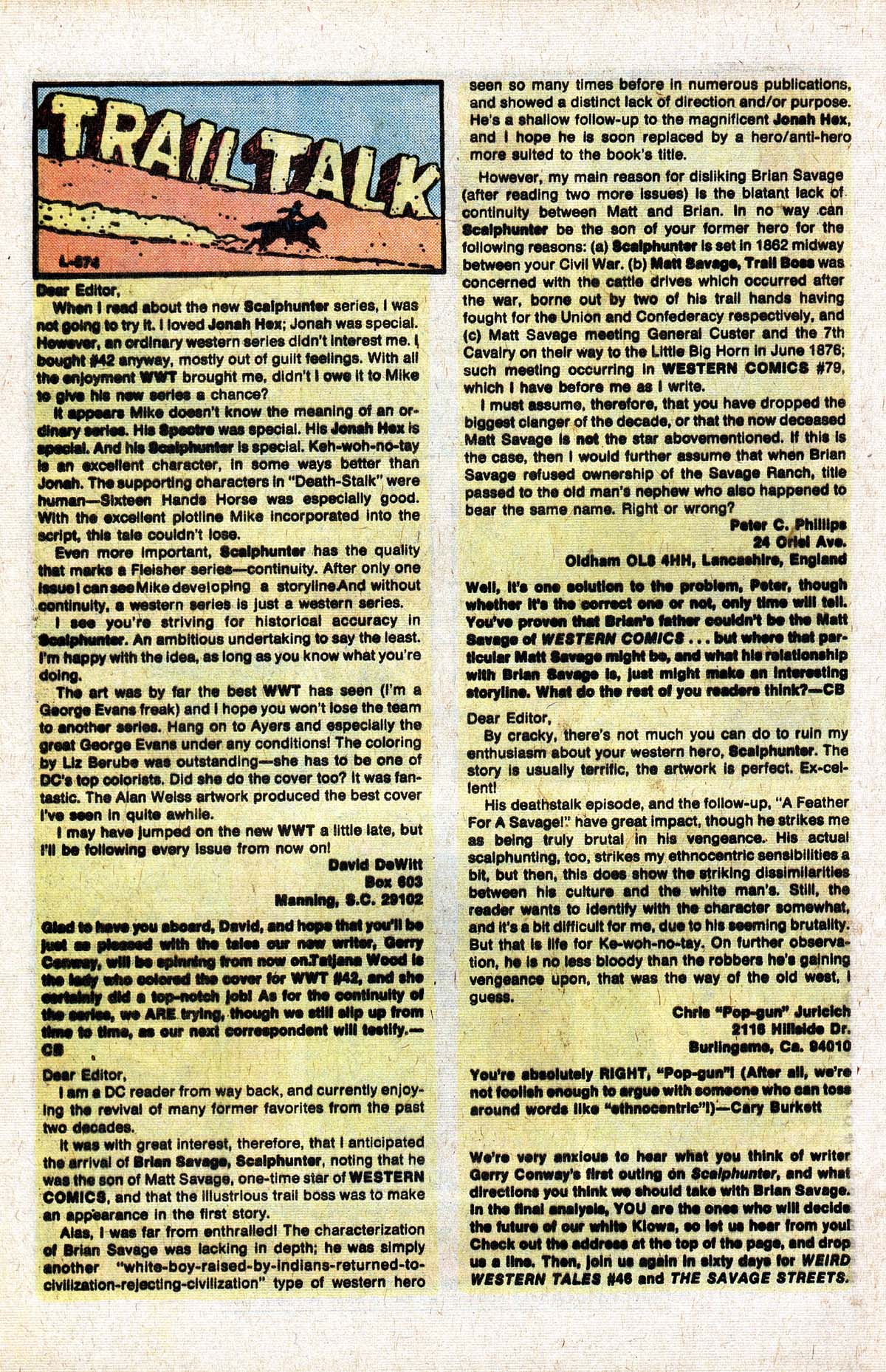 Read online Weird Western Tales (1972) comic -  Issue #45 - 32
