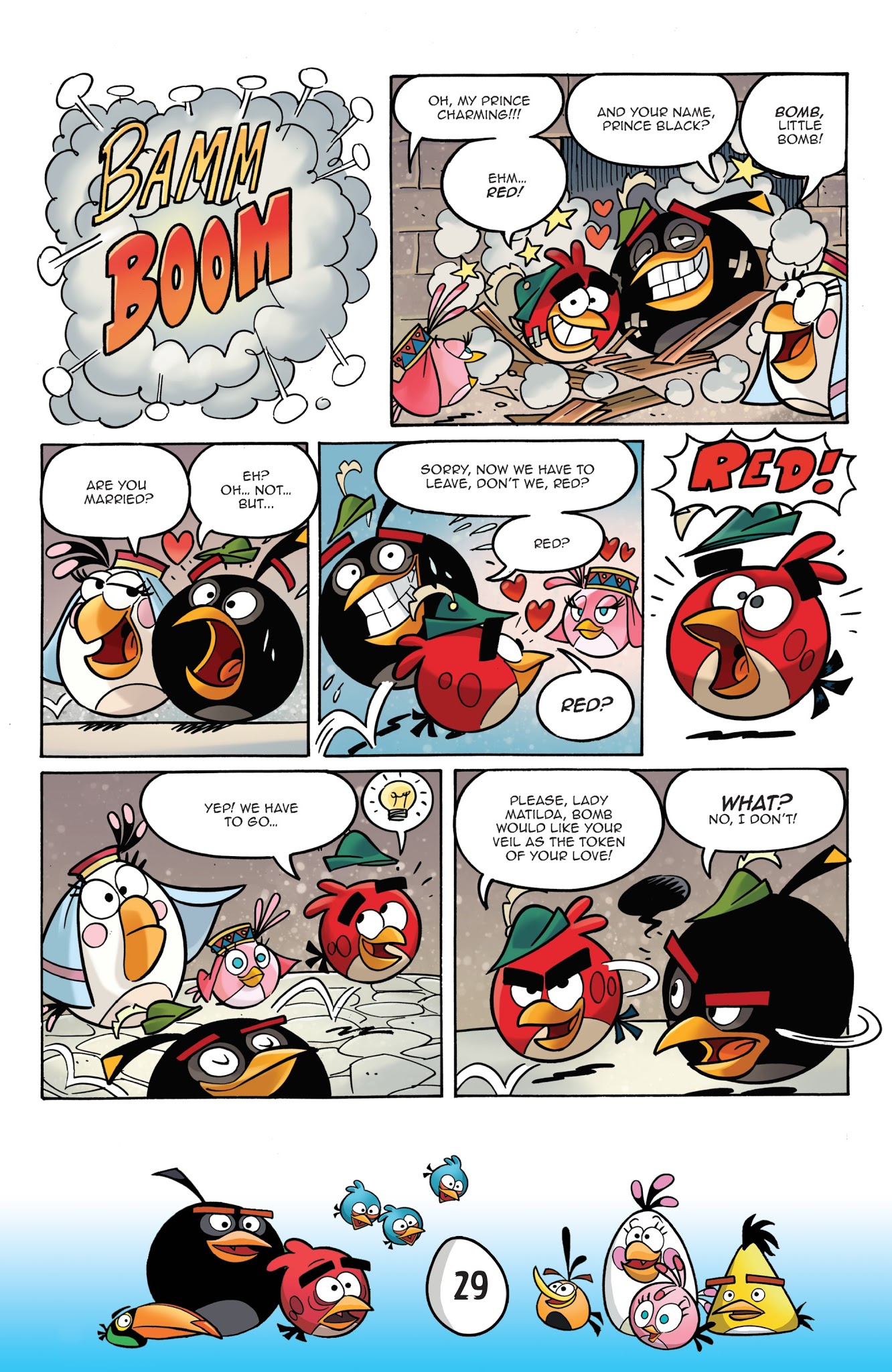 Read online Angry Birds Comics Quarterly comic -  Issue # Issue Monsters and Mistletoe - 31